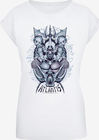 ABSOLUTE CULT Shirt 'Aquaman - Ocean Master' in White: front