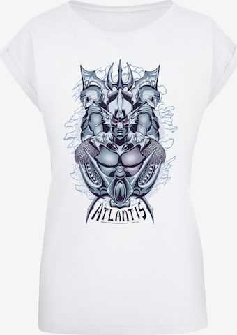 T-shirt 'Aquaman - Ocean Master' ABSOLUTE CULT en blanc : devant