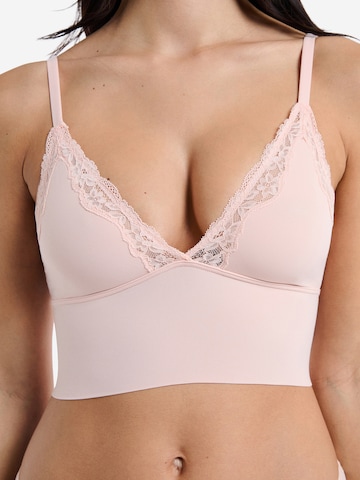Triangolo Reggiseno 'Pure Soft Lace' di ETAM in rosa