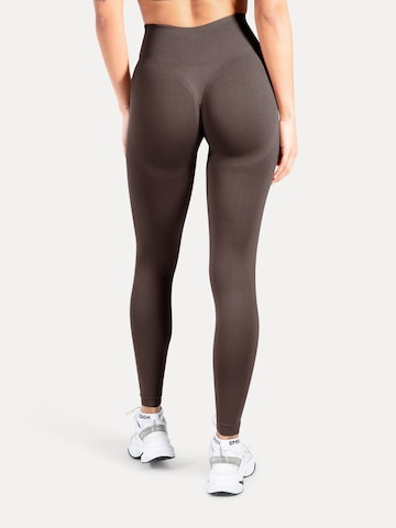 Smilodox Slim fit Leggings 'Trixy' in Brown