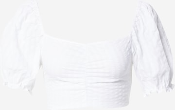 Monki Блуза в бяло: отпред