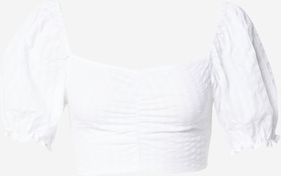 Bluză Monki pe alb, Vizualizare produs