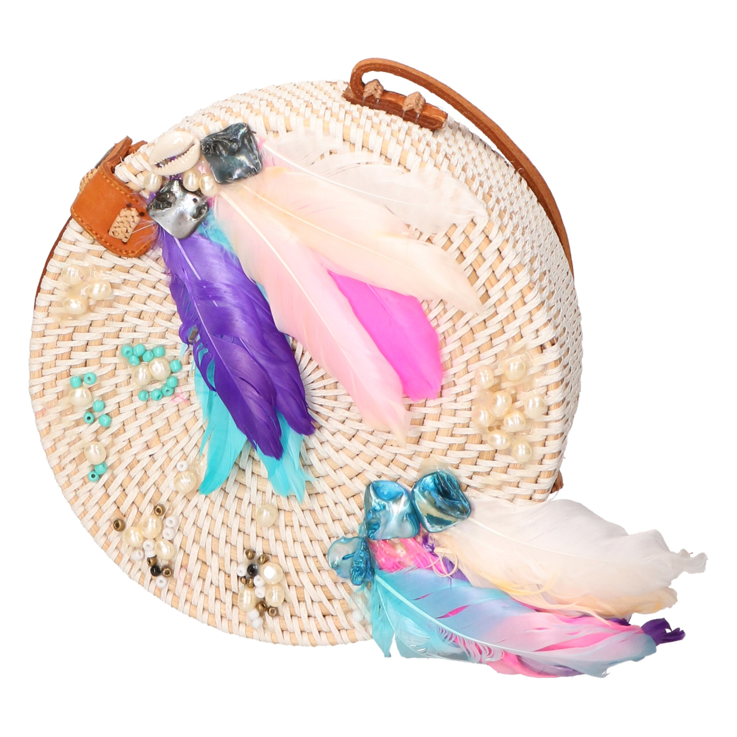 Gave Lux Umhängetasche in hellblau / lila / rosa / weiß, Produktansicht