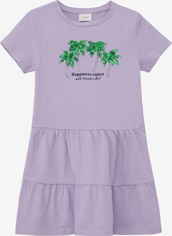 s.Oliver Kleid in Lila: Vorderseite