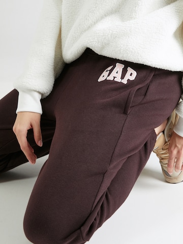 Effilé Pantalon 'HERITAGE' GAP en marron