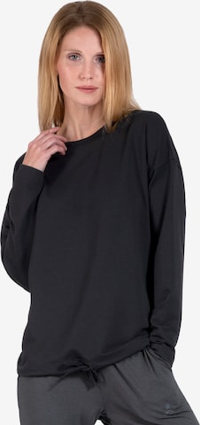 Magadi Sportpullover 'Gigi' in Schwarz: Vorderseite