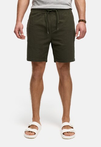 INDICODE JEANS Regular Pants 'Alizzo' in Green: front