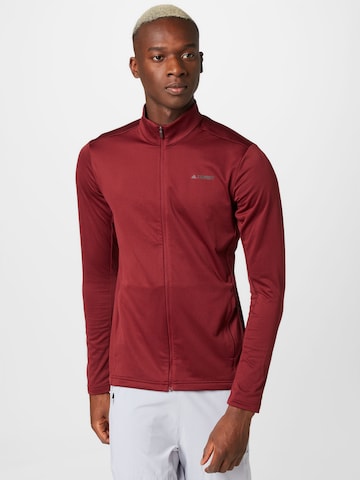 ADIDAS TERREX Bluza polarowa funkcyjna 'Multi Primegreen Fleece' w kolorze czerwony: przód
