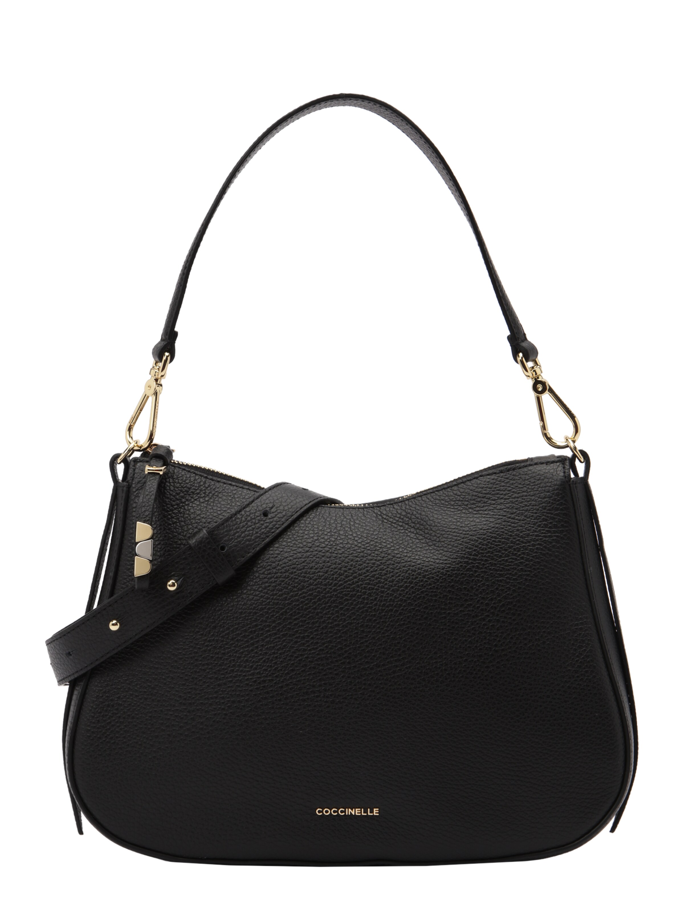 Coccinelle Schoudertas 'Nory' in Zwart: voorkant