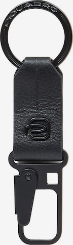 Piquadro Schlüsselanhänger in Schwarz: Vorderseite