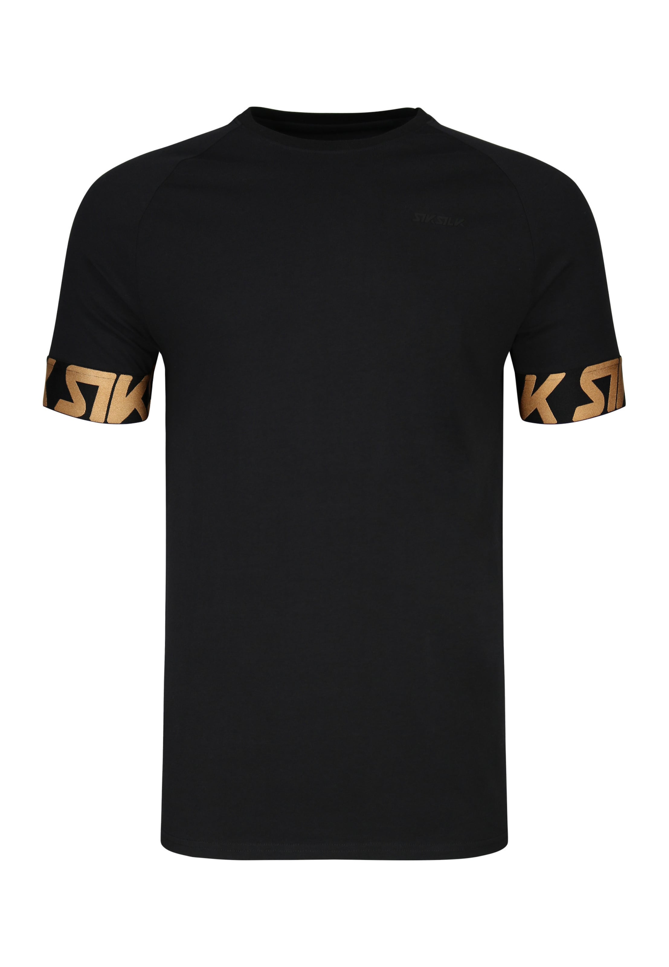 SikSilk Koszulka 'Dynamic' w kolorze czarny: przód