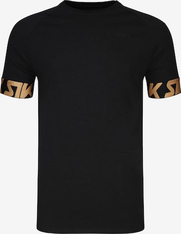 SikSilk Koszulka 'Dynamic' w kolorze czarny: przód