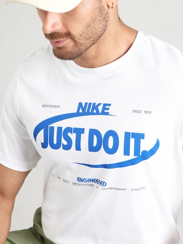 balta Nike Sportswear Marškinėliai