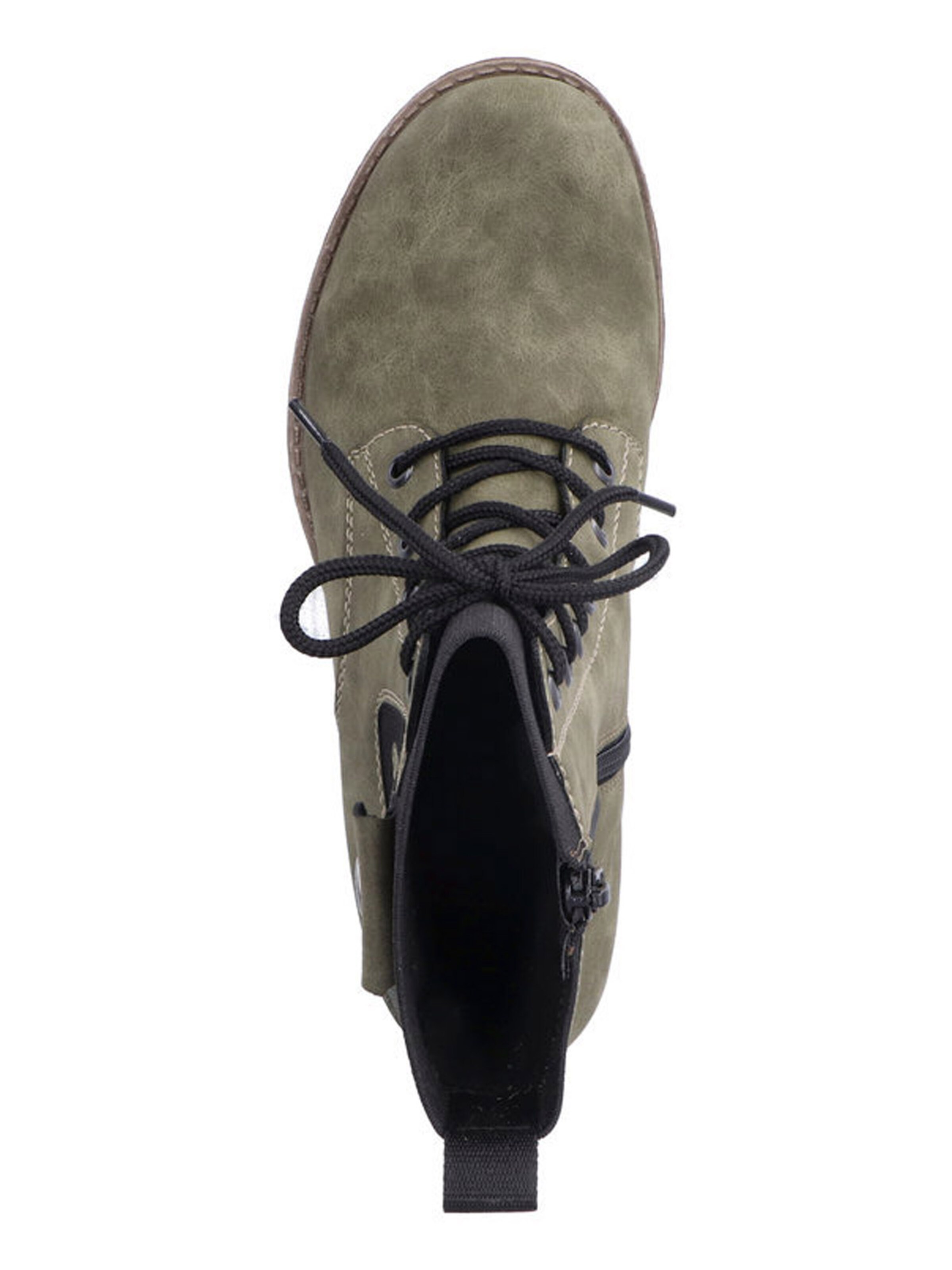 Rieker Fűzős rövid szárú csizmák - zöld