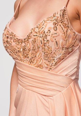 Robe de soirée Ombre en beige