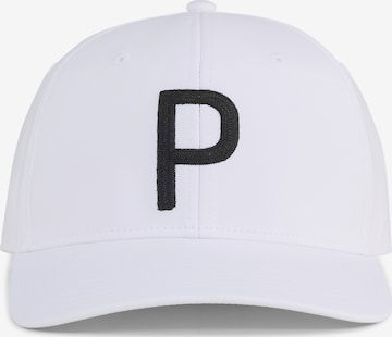 PUMA Sportpet 'Heritage P' in Wit: voorkant