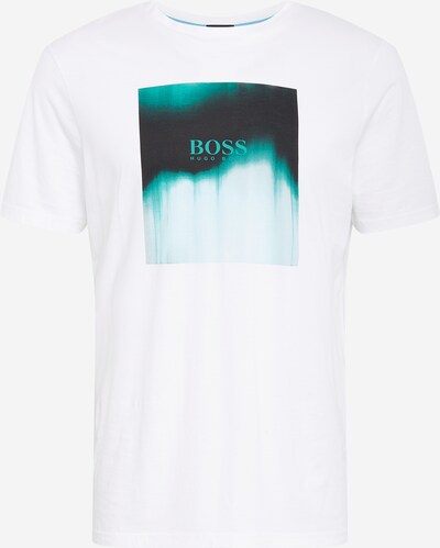 vízszín / fekete / fehér BOSS Casual Póló 'Tiris', Termék nézet