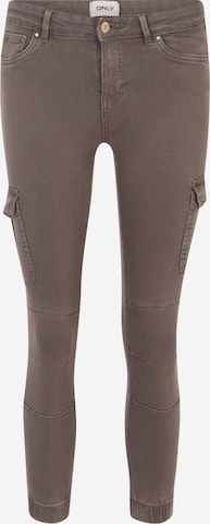 Only Petite - Slimfit Pantalón cargo 'MISSOURI' en marrón: frente