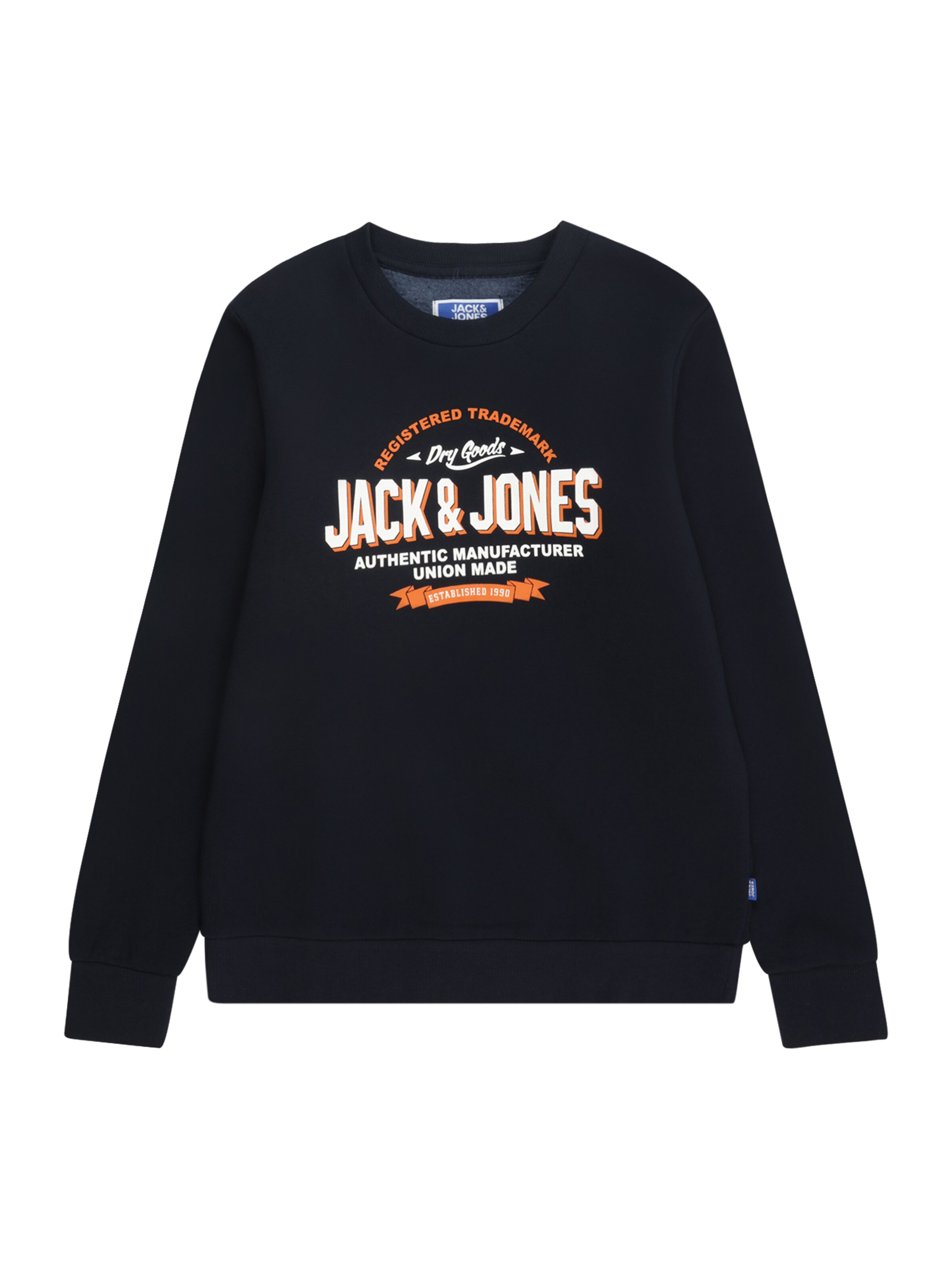 Sweat Jack & Jones Junior en bleu : devant
