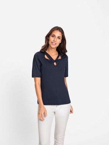 heine Shirt in Blauw: voorkant