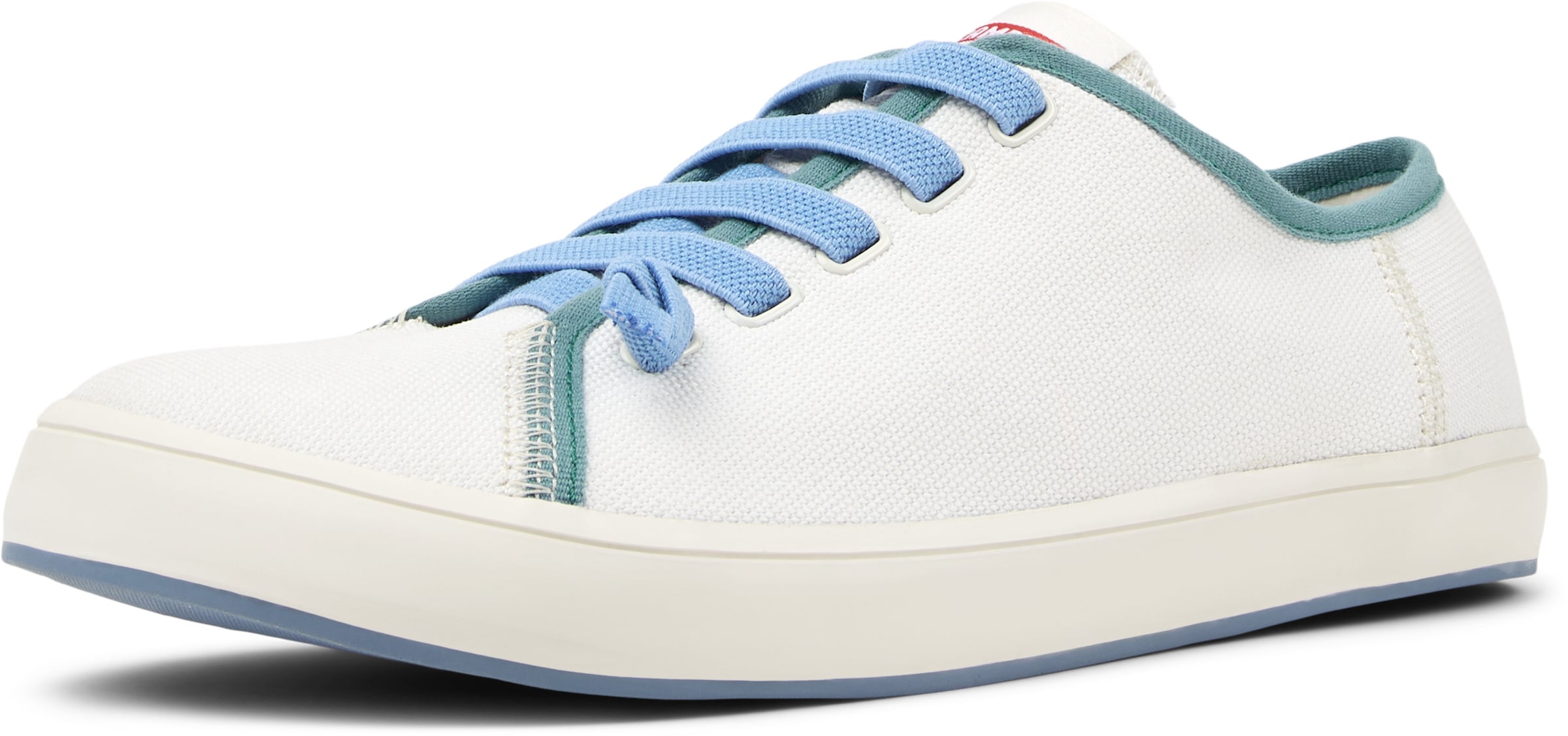 CAMPER Platform trainers ' Peu Rambla II ' in White: front