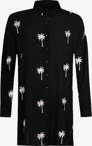 South Beach Bluse i sort: forside