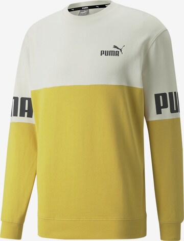 PUMA Sweatshirt in Gelb: predná strana