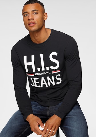 H.I.S Shirt in Black: front