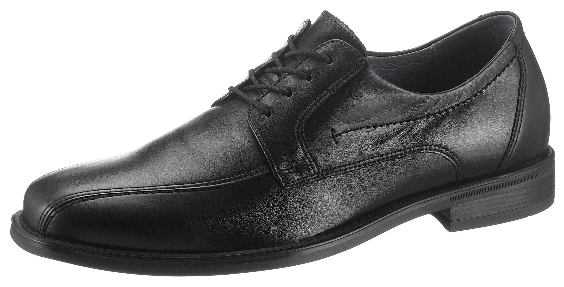 WALDLÄUFER Lace-Up Shoes in Black: front