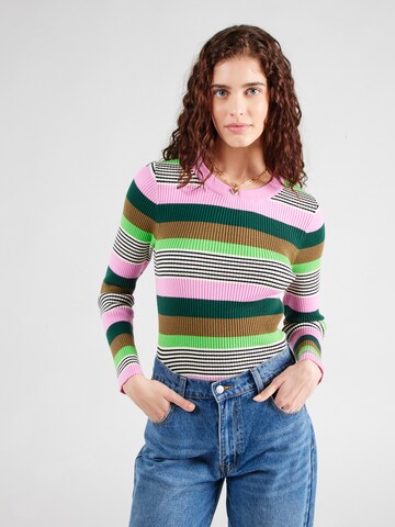 Pull-over 'SADENA' NÜMPH en mélange de couleurs : devant