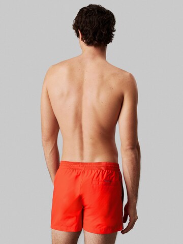 Calvin Klein Swimwear Zwemshorts in Rood
