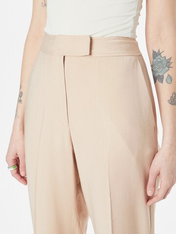 ABOUT YOU - Loosefit Pantalón de pinzas 'Marle' en beige