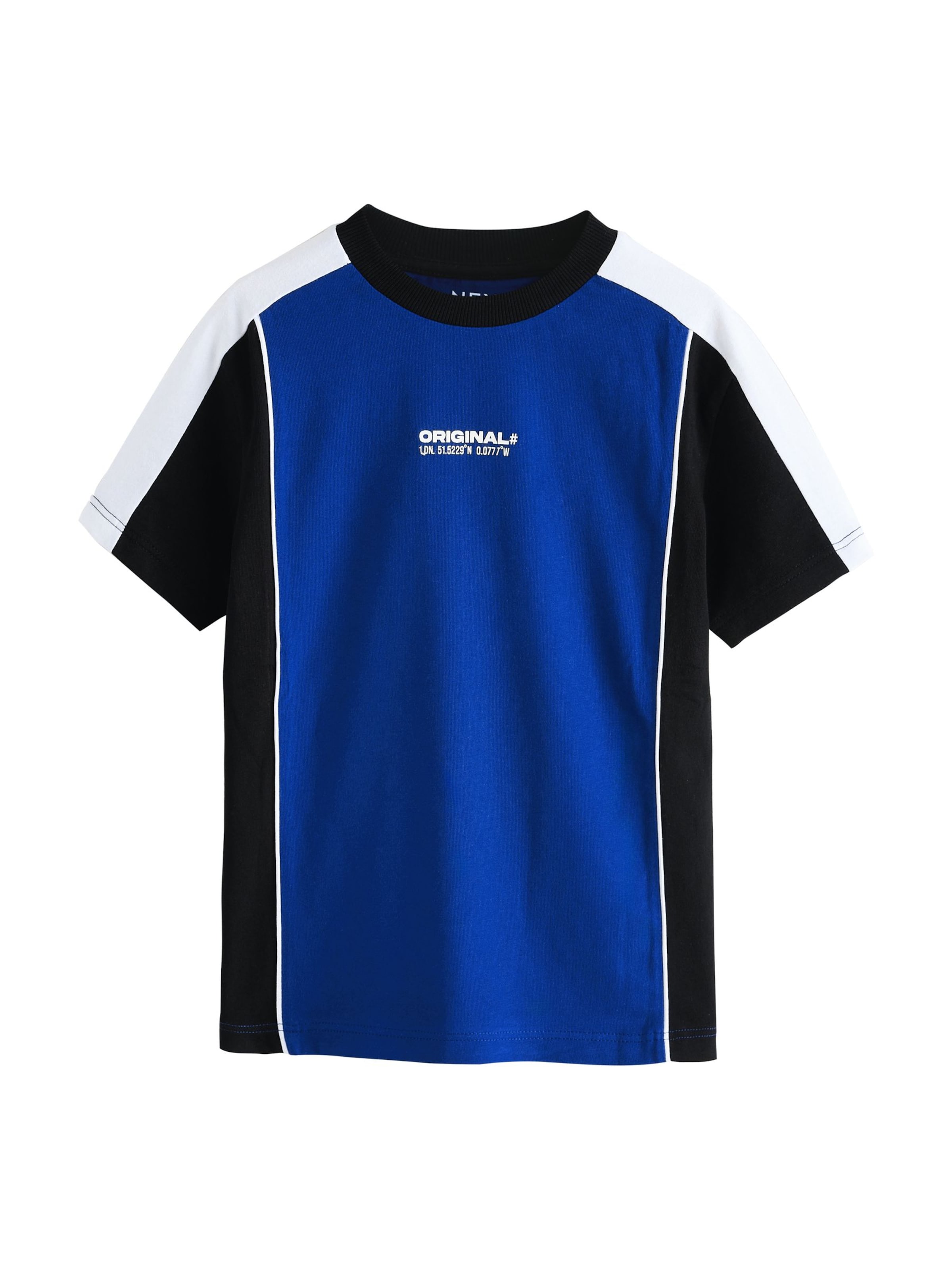 Next Shirt in Blue: front