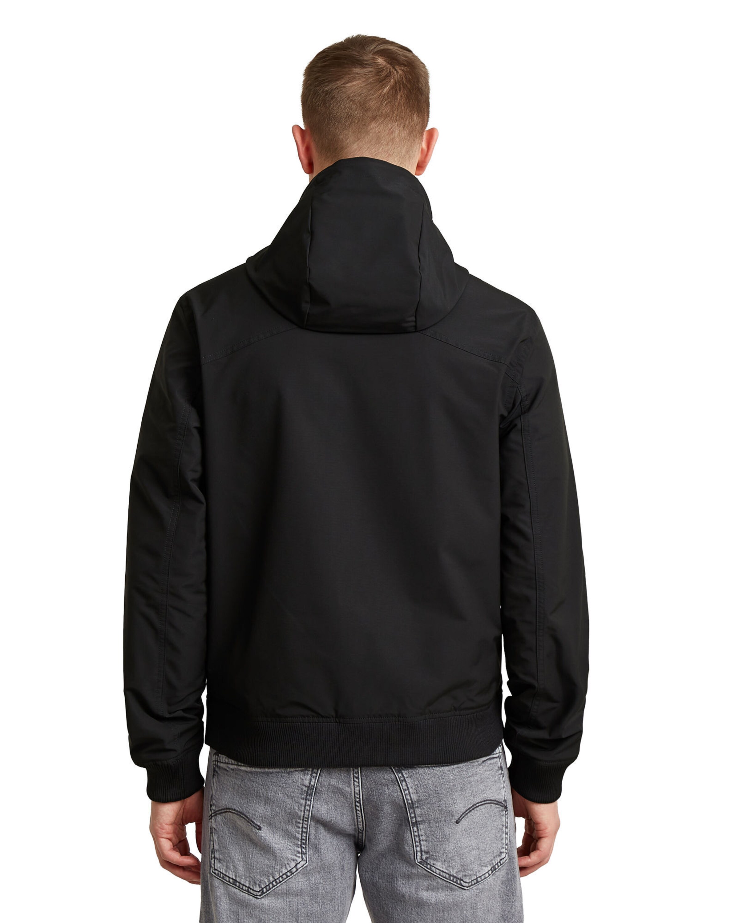 G-STAR Jackets-Jacket 'Track Hooded Jacket' in Schwarz