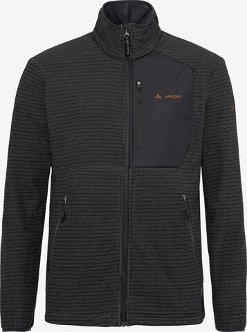 VAUDE Funktionele fleece-jas 'Neyland' in Zwart: voorkant