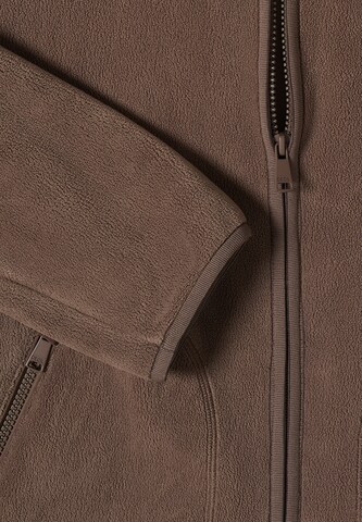 CECIL Fleece Jacket in Brown