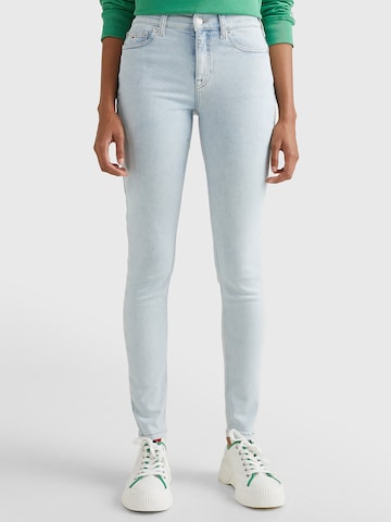 Tommy Jeans Skinny Jeans 'NORA MID RISE SKINNY' in Blauw: voorkant