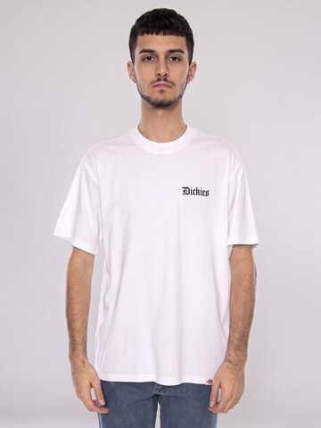 DICKIES Shirt 'Diner Tee White'‌ in Weiß: Vorderseite