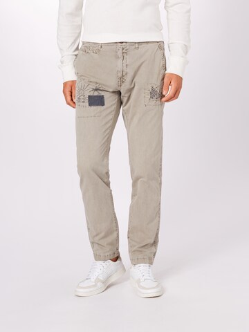 HKT by HACKETT Regular Trousers in Grey: front