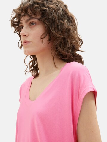 TOM TAILOR T-Shirt in Pink