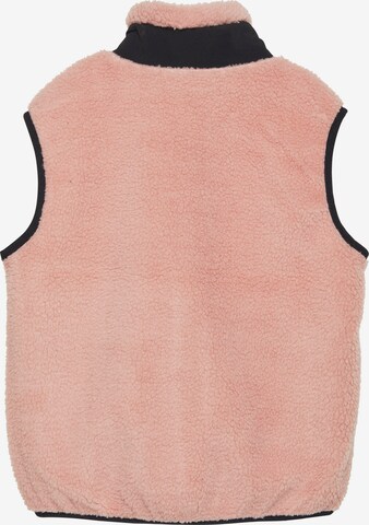 COLOR KIDS Vest 'Teddy Waistcoat' in Pink
