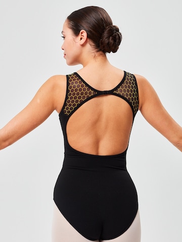 Tanzmuster Athletic Bodysuit 'Bea' in Gold