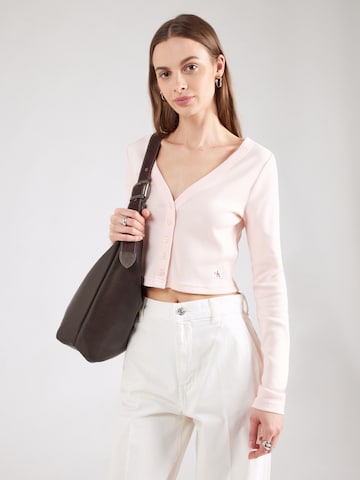 Giacchetta di Calvin Klein Jeans in rosa: frontale