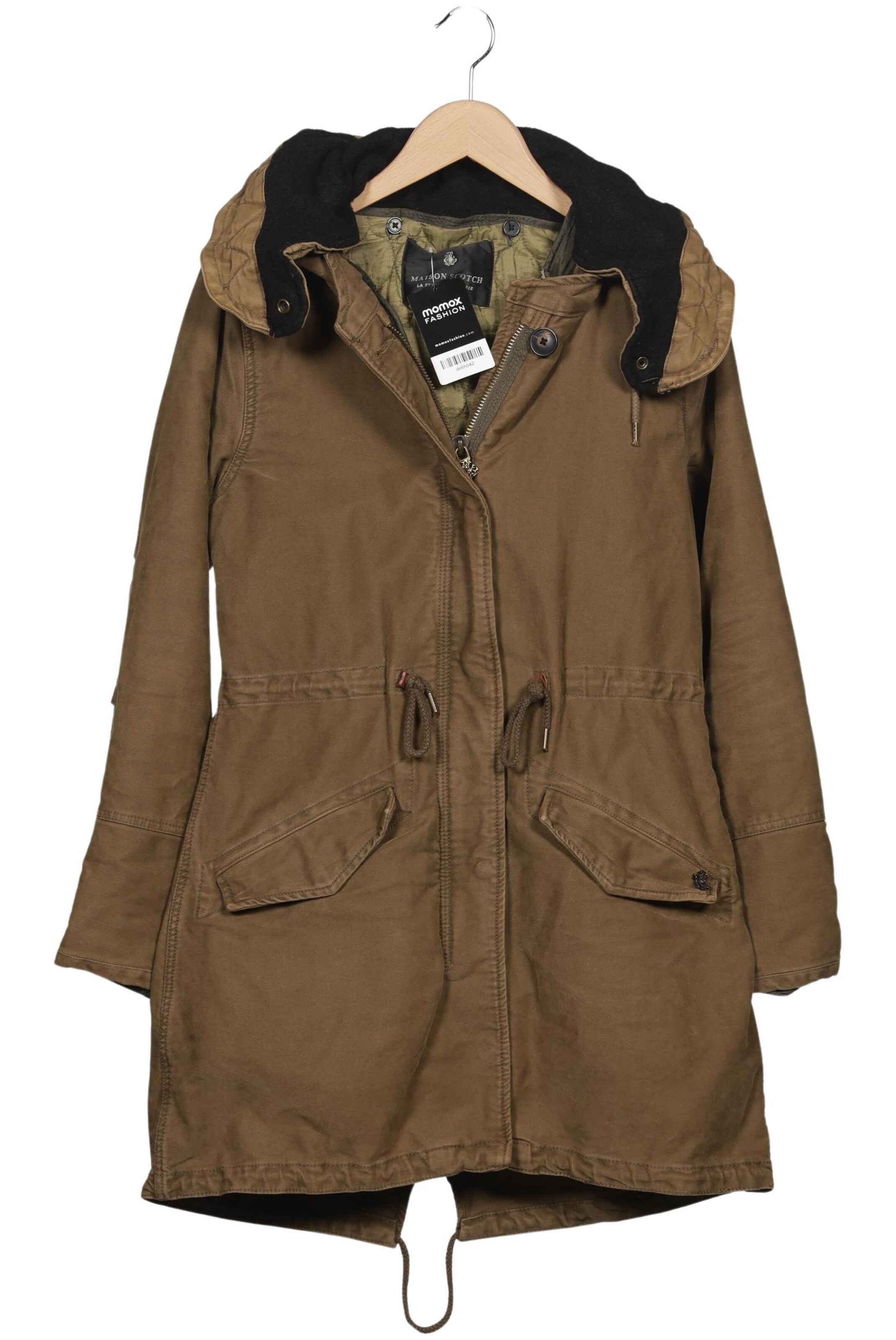 MAISON SCOTCH Jacket & Coat in M in Brown: front