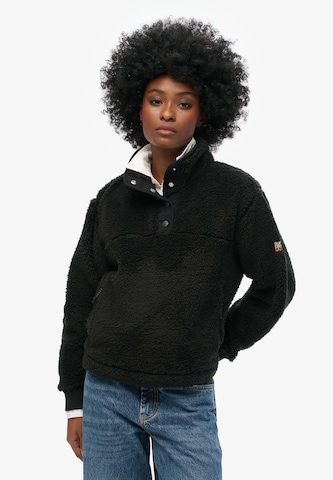 Superdry Trui in Zwart: voorkant