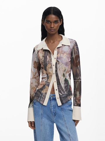 Desigual Blouse in Bruin: voorkant