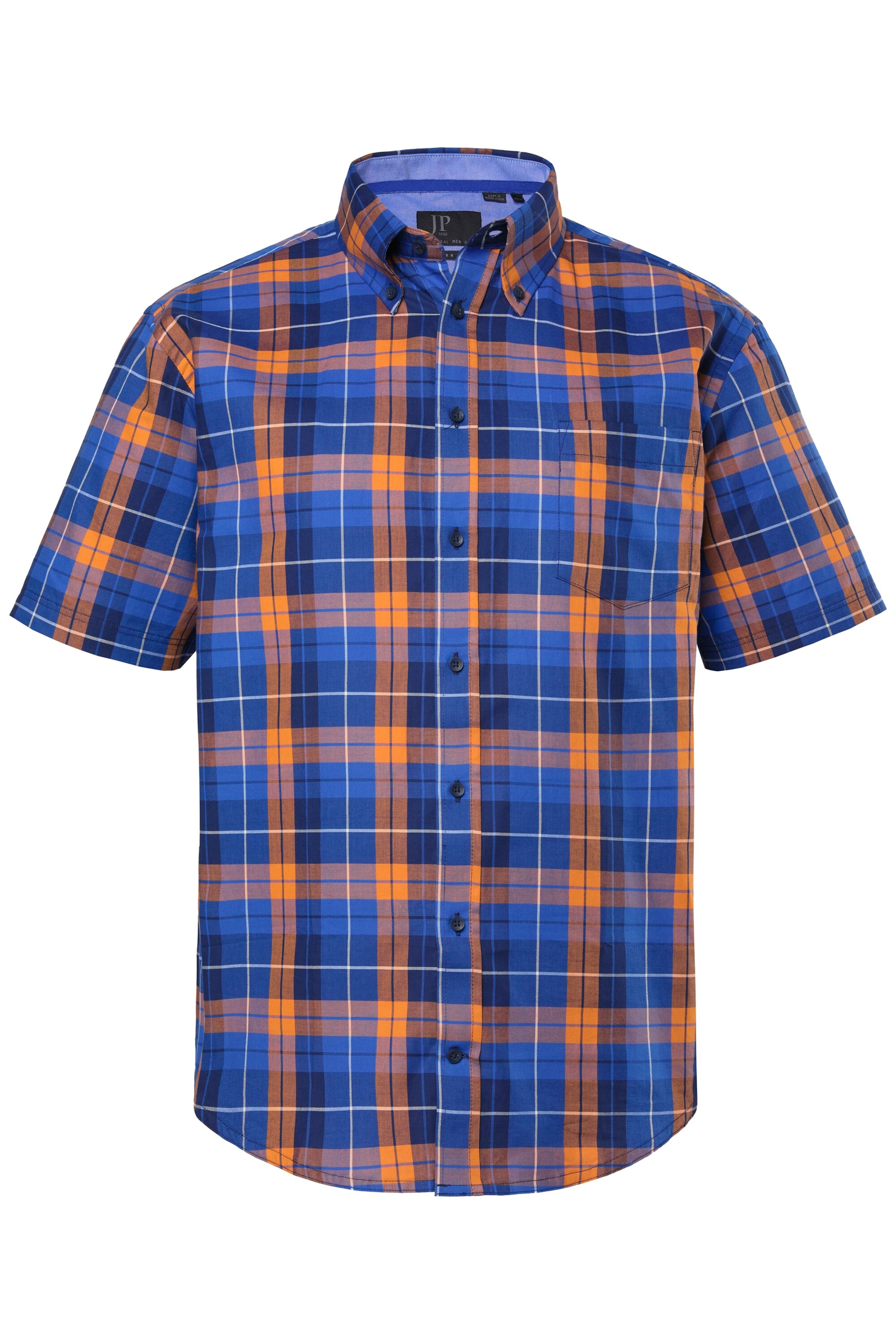 JP1880 Regular Fit Hemd in Blau: Vorderseite