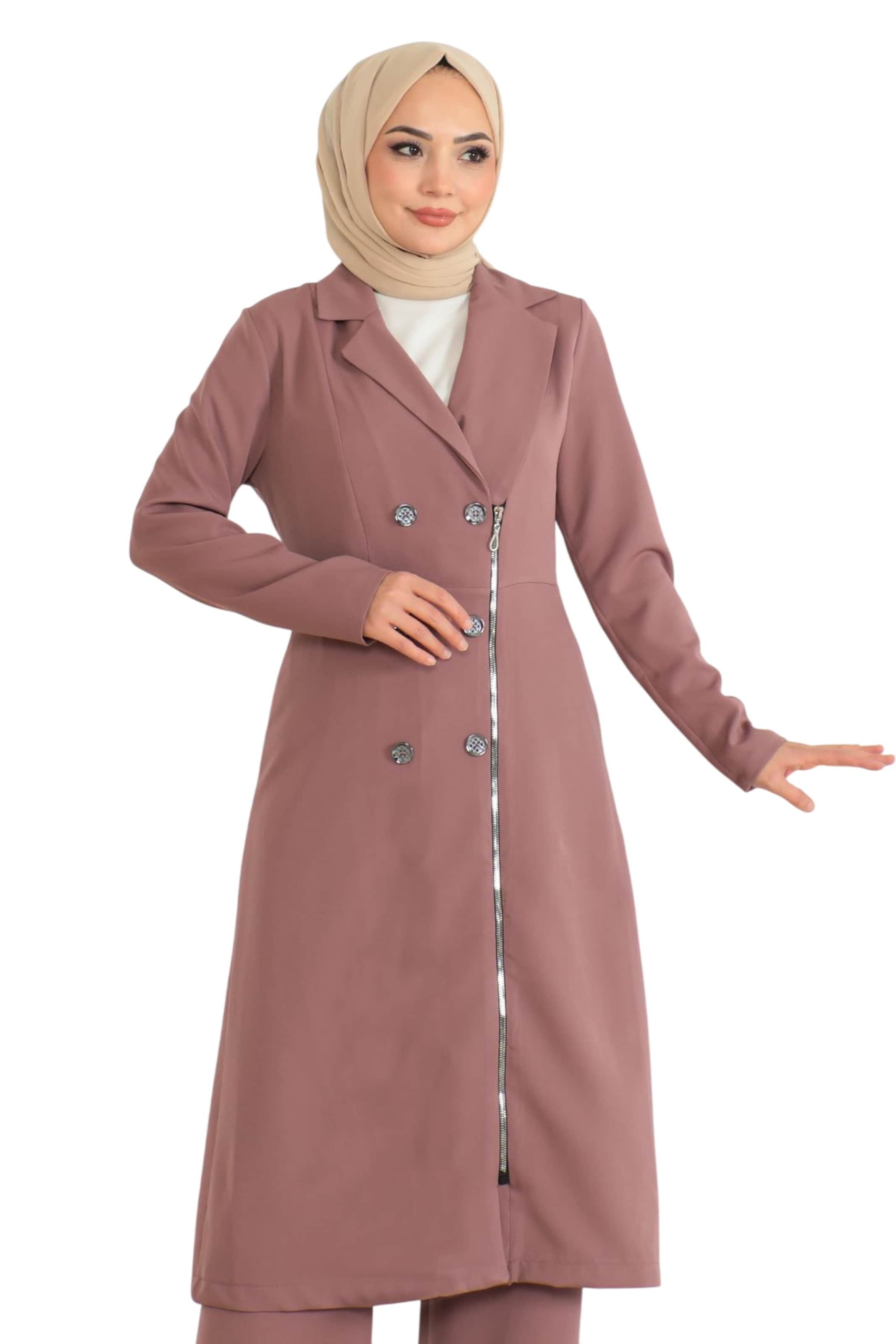 MODAMIHRAM Mantel in Pink: Vorderseite