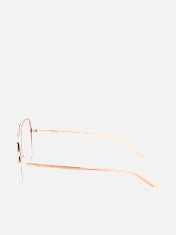 Lunettes de soleil Calvin Klein en beige