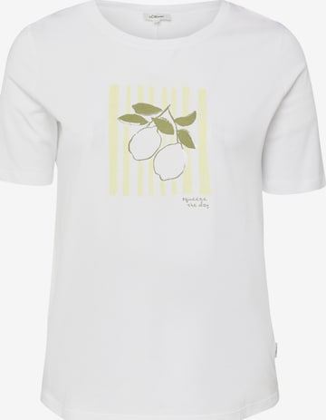 s.Oliver Shirt in White: front
